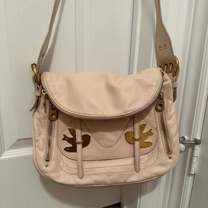 MARC by Marc Jacobs Petal to the Metal Natasha Crossbody, Cream Leather